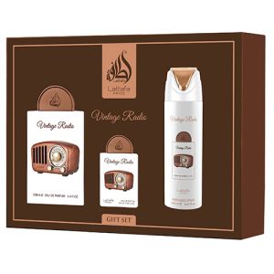 Vintage Radio Set de Regalo - 3 Piezas