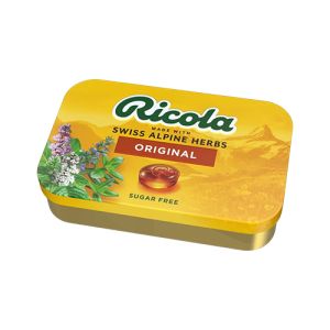 Dulces Sin Azúcar sabor Hierbas Suizas para el Dolor de Garganta - 75 Gr